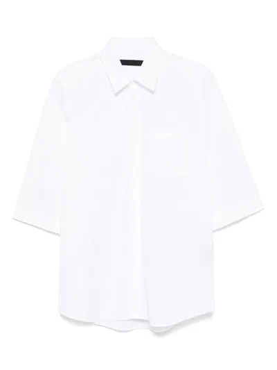 Alainpaul Logo-embroidered Shirt In White