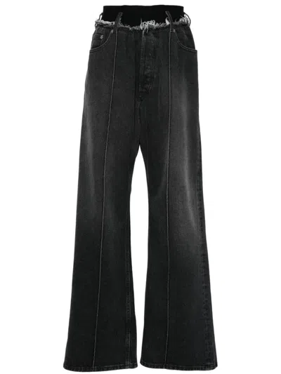 Alainpaul Logo-waistband Jeans In 灰色