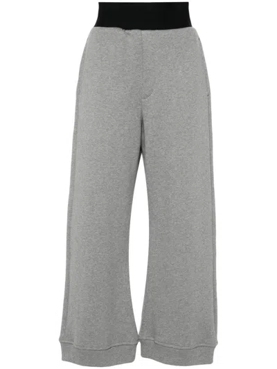 Alainpaul Logo-waistband Track Trousers In Grey