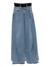 Alainpaul Paint-splash Jeans In Blue