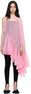 Alainpaul Extended Ruffle Top In Pink