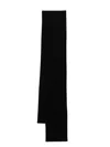 Alainpaul Pocket Wool Scarf In Black