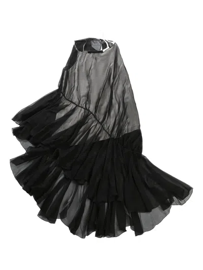 Alainpaul Ruffled Blouse In Black