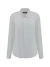 Alainpaul Button-up Cotton Shirt In White