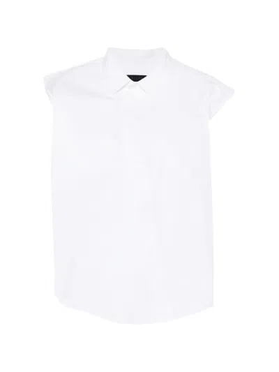 Alainpaul Sleeveless Shirt In White