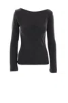 Alainpaul Boat-neck T-shirt In Black