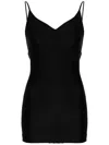 Alainpaul V-neck Gathered Top In Black