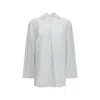 Alainpaul Elasticated-collar Shirt In White