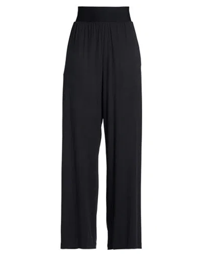 Alainpaul Woman Pants Black Size S Cupro, Elastane