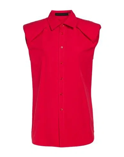 Alainpaul Woman Shirt Red Size M Cotton
