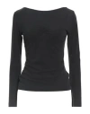 Alainpaul Boat-neck T-shirt In Black
