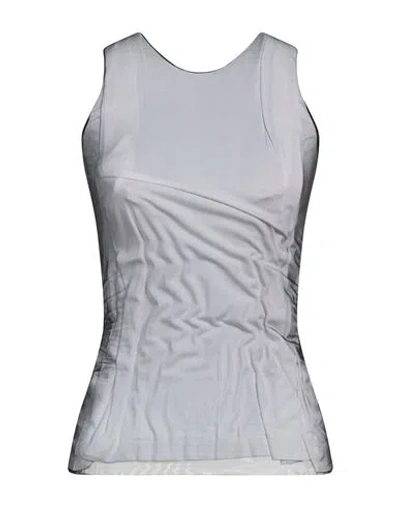 Alainpaul Woman Top Black Size M Polyamide, Elastane In Gray