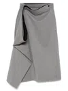 Alainpaul Wool Midi Skirt