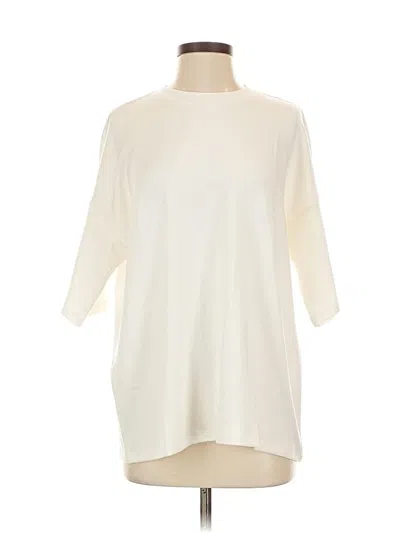 Pre-owned Alala 3/4 Sleeve T-shirt In White