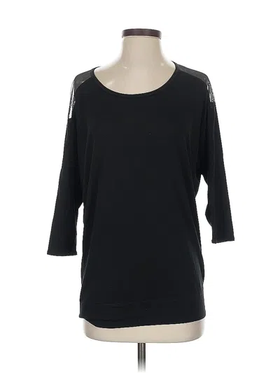 Pre-owned Alala 3/4 Sleeve T-shirt In Black