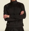 Alala Ace Mesh Jacket In Black In Brown