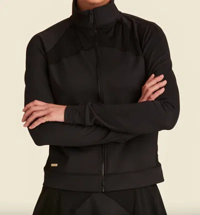 ALALA ACE MESH JACKET IN BLACK