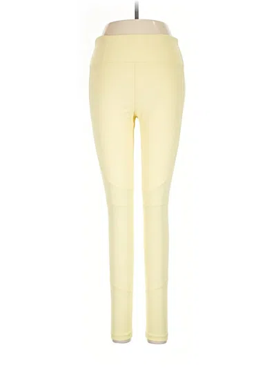 Pre-owned Alala Active Pants In Yellow