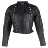 Alala Alaïa Buttoned Jacket In Black Leather