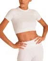 Alala Bare Seamless T-shirt In White
