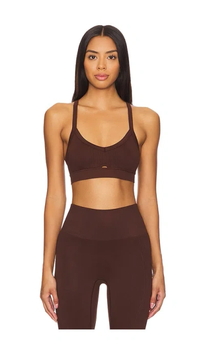 Alala Barre Cami Bra In Coffee