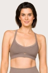 Alala Women's Barre Cami Bra In Mushroom