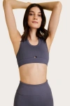 Alala Women's Barre Racer Bra In Grey