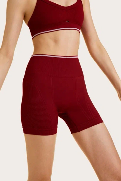Alala Women's Barre Seamless Shorts In Red