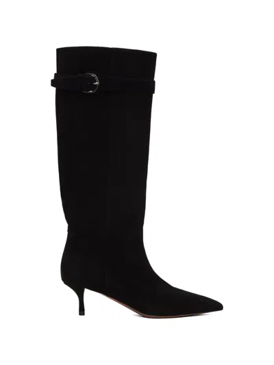 Alala Buckle-strap Boots In Black