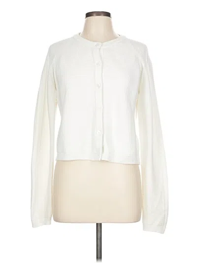 Pre-owned Alala Cardigan Sweater In White