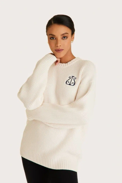 Alala Adult Women Crest Jumper In Bone