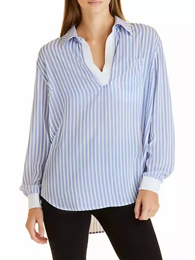 Alala Diana Top In Stripe In Blue