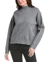 Alala Framed Mock Neck Sweater In Blue
