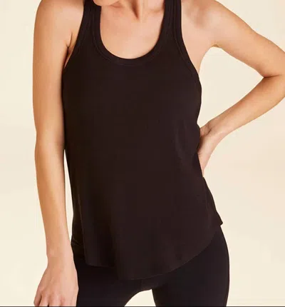 Alala Indio Rib Tank In Black