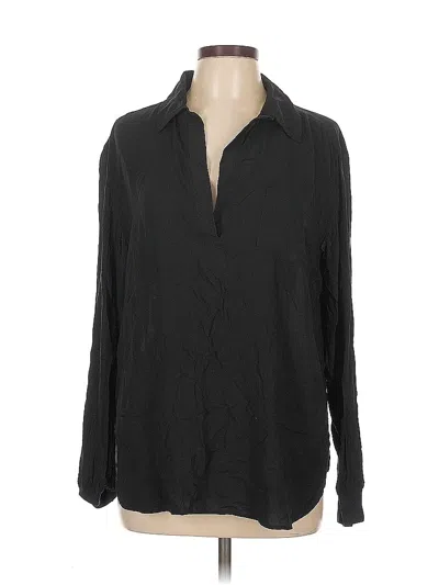 Pre-owned Alala Long Sleeve Blouse In Black