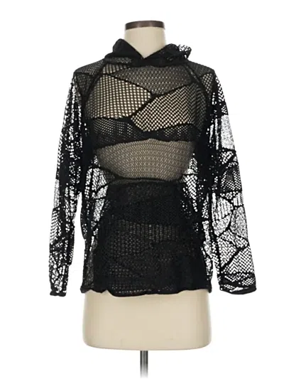 Pre-owned Alala Long Sleeve Blouse In Black