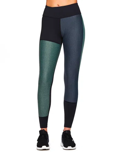 Alala Patchwork Tight Legging In Blue