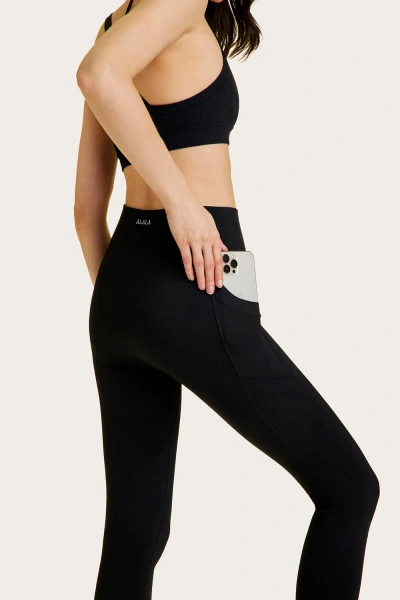Alala Pocket Barre Leggings In Black