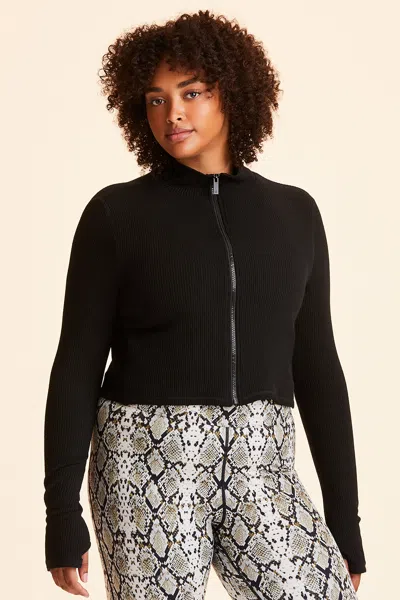 Alala Rise Zip Up In Black