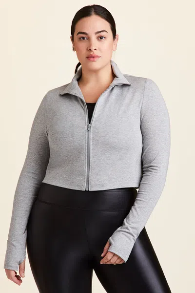 Alala Rise Zip Up In Grey