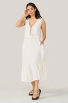 Alala Seaside Dress In Bone