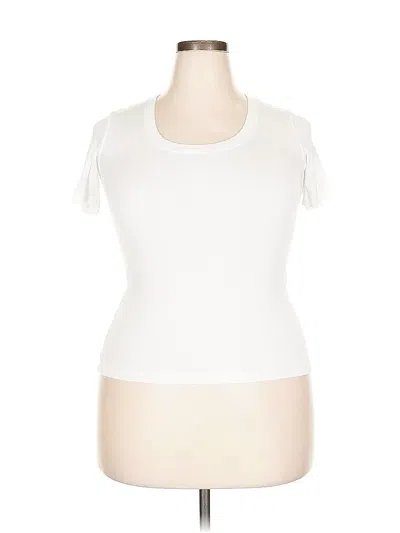 Pre-owned Alala Short Sleeve T-shirt In Ivory