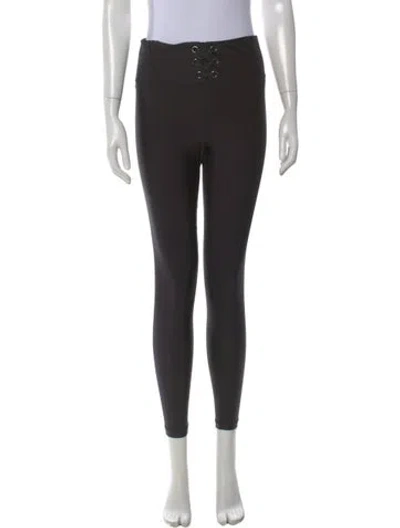 Pre-owned Alala Skinny Leg Pants In Black
