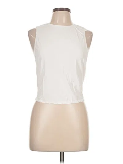 Pre-owned Alala Sleeveless Top Ivory Halter Neckline Tops