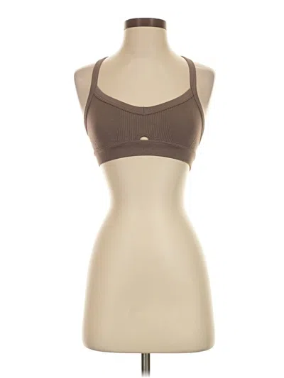 Pre-owned Alala Sports Bra In Brown