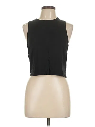 Pre-owned Alala Tank Top Black Halter Neckline Tops