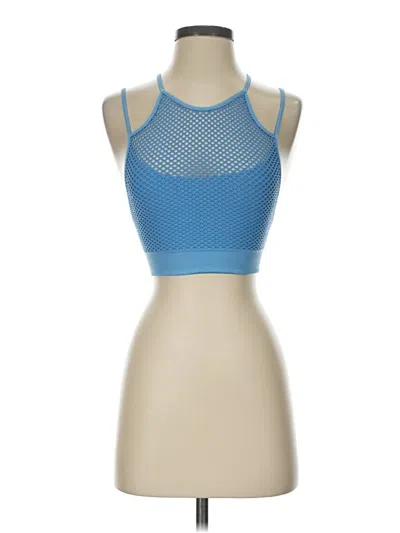 Pre-owned Alala Tank Top Blue Halter Neckline Tops