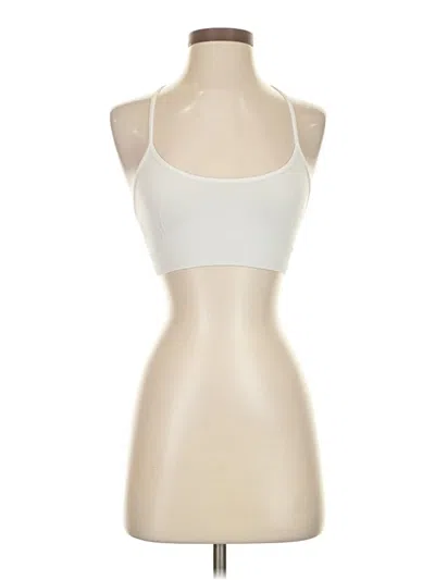 Pre-owned Alala Tank Top Ivory Halter Neckline Tops