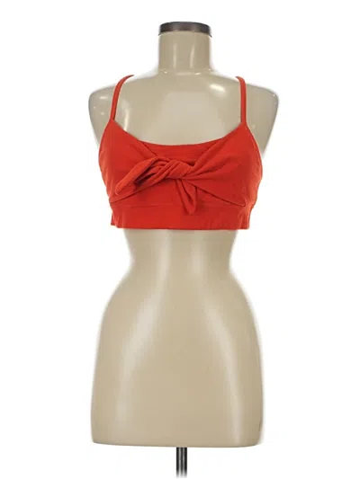 Pre-owned Alala Tank Top Red Halter Neckline Tops