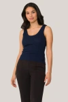 Alala Vida Knit Tank In Navy